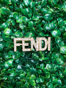 Designer Brooch “Fendi”