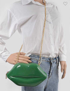 Glossy Lips Crossbody Bag